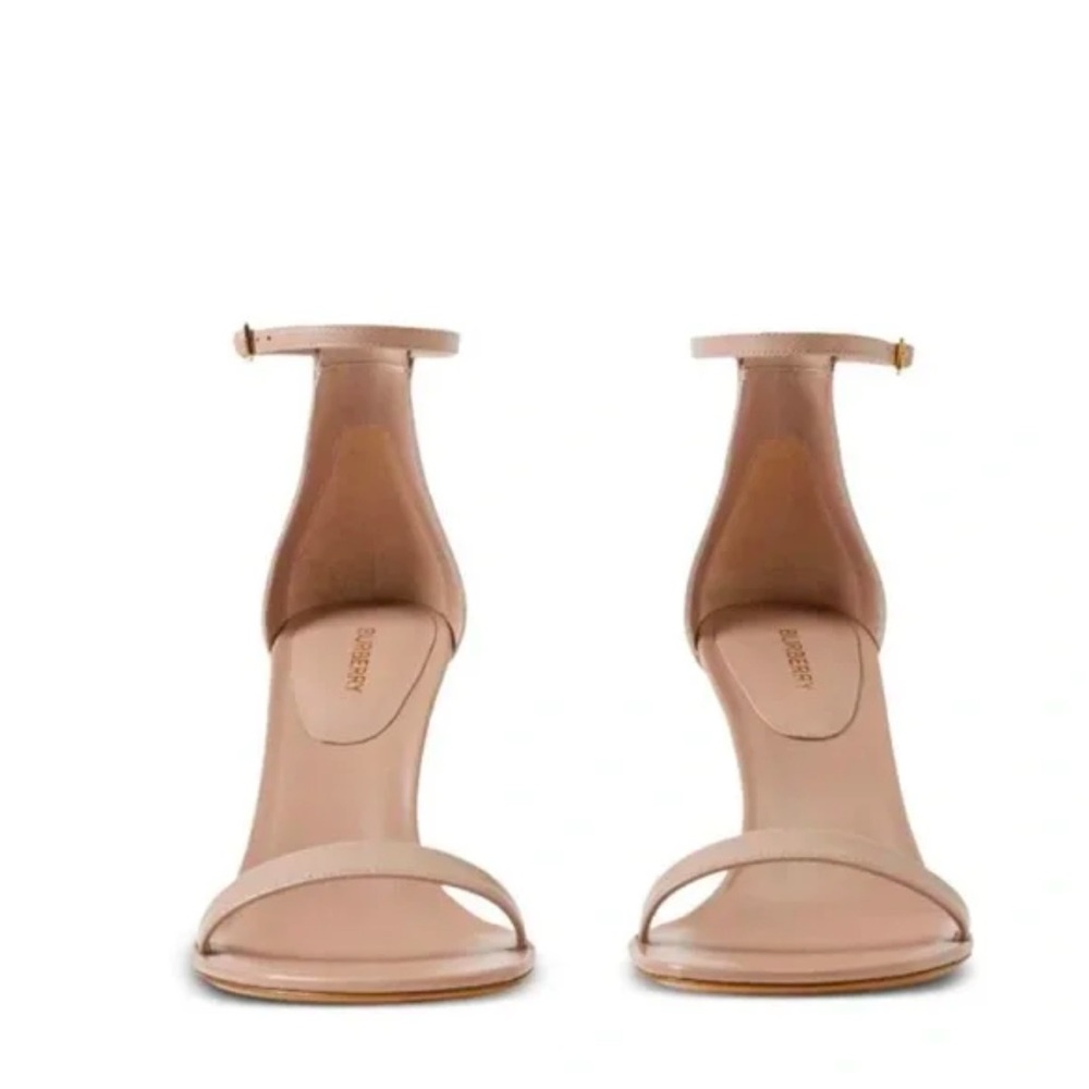 New Burberry Open-toe leather sandals 38 size, US 8 - Picture 4 of 10